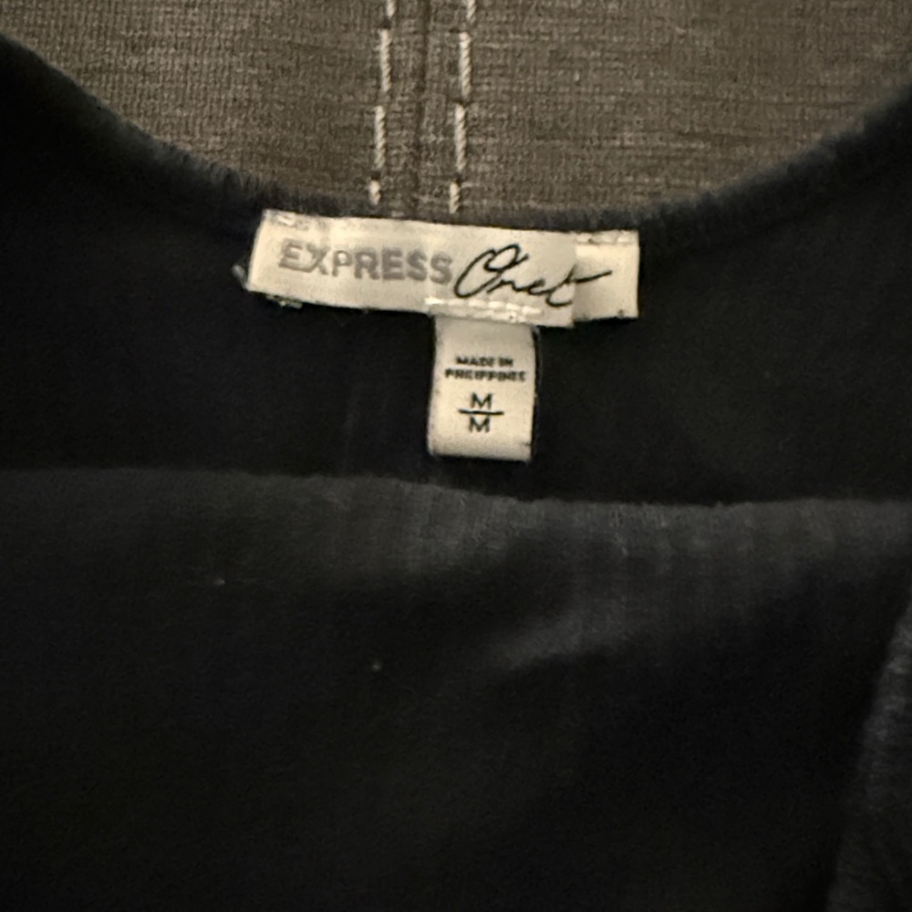 Black Ribbed Bodysuit - Picture 2 of 3